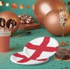 SHATCHI 20Pcs England Paper Plates St George Party Supplies for
