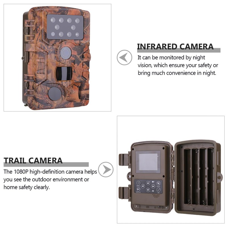 Sosoport 1 Set Night Vision Outdoor Scouting with Motion for