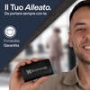ESHMHE Professionelles Maniküreset, 7-teilig, mit schwarzem PU-Etui, Unisex, für Hand-