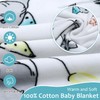 Fleece Blanket for Newborn Boys and Girls Warm Thick Dot