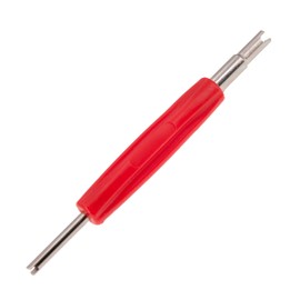 levando Valve Wrench for Tyre Valves - 2-Sided - 1 Piece - Red - Tyre Valve Remover for All Standard Wheel Valves of Car Tyres, Ideal as a Tyre Tool or Accessory for Tyre Fitting