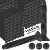 Blulu 150 Pack Qty 5/16-18x2 1/2 Flat Head Trailer Deck