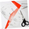 LIFKOME 3pcs Acrylic Sewing Ruler Professional Bowl Batting Templates for