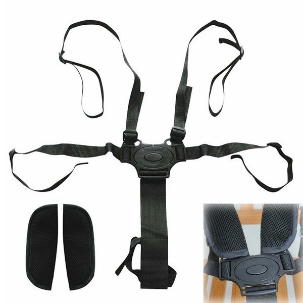 Fiacvrs 5 Point Child Safety Strap, Pushchair Strap, Buggy Pushchair