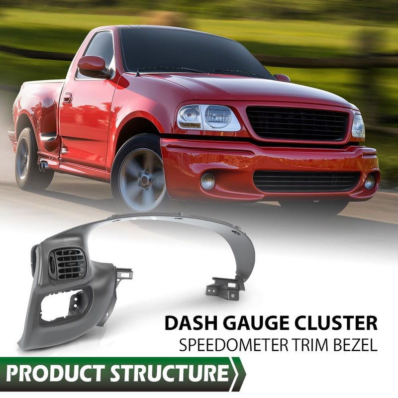 LQI Front Upper Dashboard Cover W/1 Switch Air Vent, Compatible