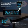Seutgjie LED Digital Clock, Digital Desk Clock with RGB Light