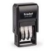 Trodat 4850 Professional Date Stamp with 2-Colour Ink Pad Blue/Red
