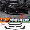 dtangor Front Bumper Lip Spoiler For Mercedes W117 CLA200 CLA250