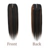 Yaki Straight Synthetic Hair 6 Bundles with Easy Closure Heat