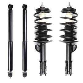 Front Left 2pair Strut with Coil Spring Assembly Fits for 2012-2016 for Toyota Prius C Complete Strut OE 172289 343442