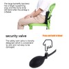 Portable Inflatable Lumbar Support Cushion Ergonomic Back Support Pillow for