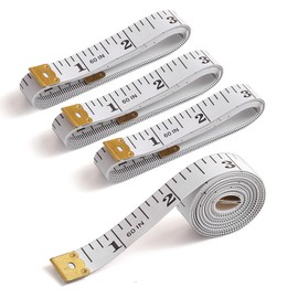 Berglander Tape Measure Body Measuring Tape Set of 4, 60inch1.5m, Soft Tape Measure, Measurement Tape, Suitable for Body Measurements.