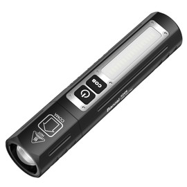 Rechargeable Magnetic Small Flashlights High Lumens - Super Bright Powerful LED Tactical USB C Flashlight, 8 Modes, Dual Button Waterproof Pocket Flash Light for Emergency,Car,Stocking Stuffer for Men