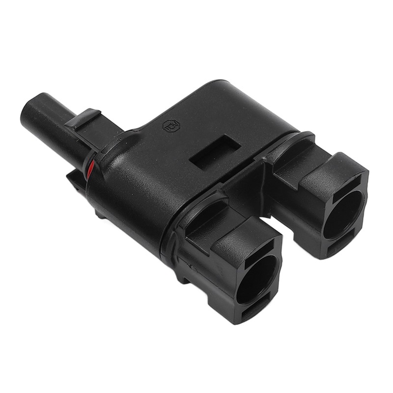 2PCS Solar PV Connector 2 to 1 Photovoltaic Crimp Connector