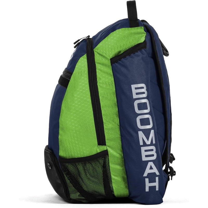Boombah Prospect Batpack Solid BM-9049C23 Navy/Lime Green