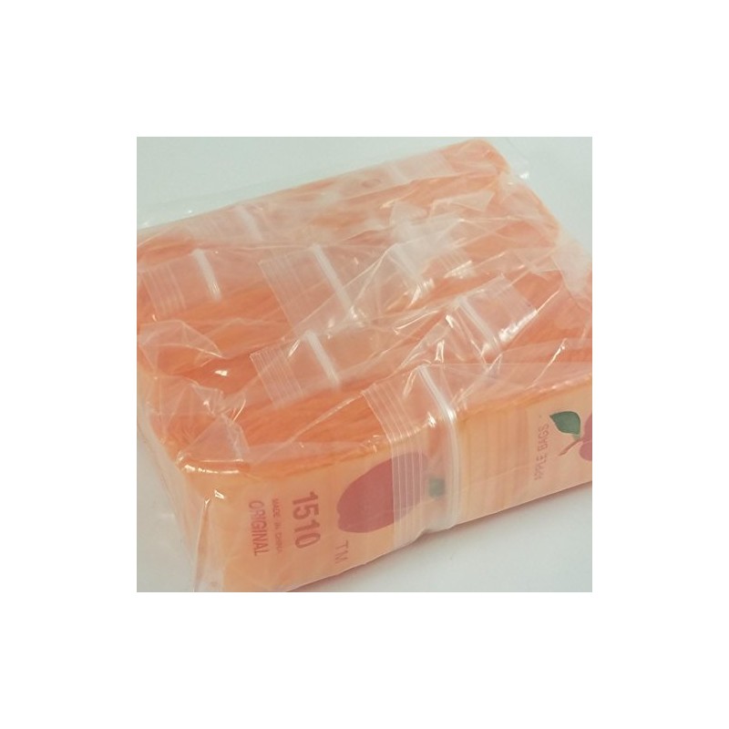 1510 Apple Mini Ziplock Baggies 1000 2.5mil Bags 1.5" X