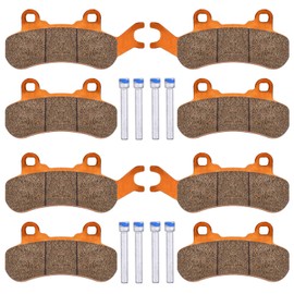 Brake Pads for Can-Am Maverick X3 & X3 Max 4x4 XRS DPS Maverick Sport Trail 800 1000 2017-2025,4 Sets Front & Rear Brake Pads for Can-Am Maverick Turbo Traxter T HD5 HD8 10 Can-Am SxS Defender