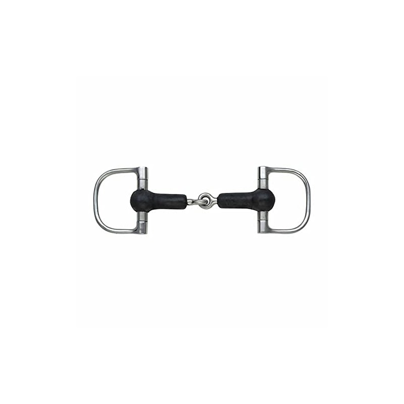 Shires Equestrian - Rubber Covered Jointed Dee - S/steel -