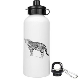 Azeeda 600ml 'Jaguar Stare' Reusable Water/Drinks Bottle (WT00085210)