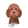 Golden-Doodle Dog Lead Holder, Wall Mounted Hook for Hanging Pet