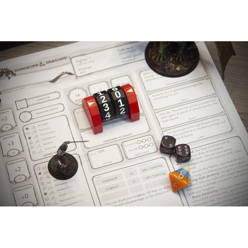 Life Counter / Wound Counter - Number dial - Two