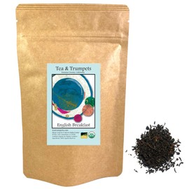 Tea & Trumpets USDA Organic English Breakfast Loose Leaf Black Tea - 8 oz