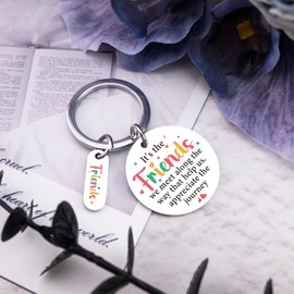 Cxulquvs Best Friend Gift for Women Friendship Keychain Unique Friends Gifts for Women Bff Besties Bestfriend Birthday Christmas Gift Ideas for Friends Female