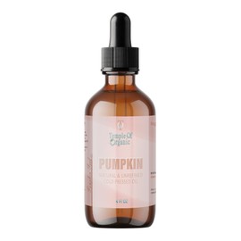 Temple of organic PUMPKIN SEED OIL 4 oz Pure Unrefined Partially Filtered Cold Pressed Hair Regrowth Body Skin Nails
