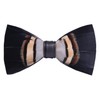 Men Adult Cool Black and Beige Kids Bow Ties Wedding