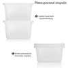 BigDean Pack of 4 15 L Storage Boxes with Lid,