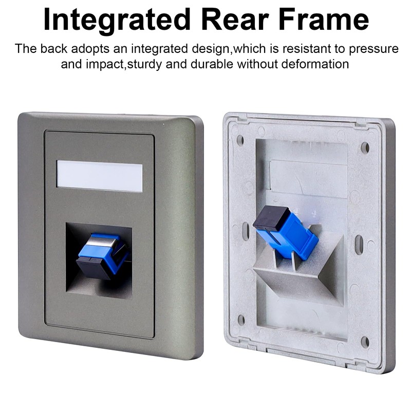 Poyiccot SC Fiber Wall Plate, Simplex SC Fiber Optic Panel
