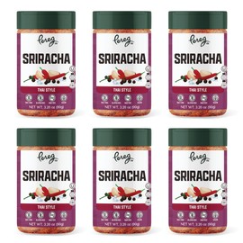 Pereg Sriracha Seasoning (3.2 Oz x 6 Pack) - Dried Sriracha Spice Powder - Thai Seasoning - Tangy & Spicy Flavor - Bulk Spices & Seasoning - Non GMO