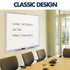 Quartet Magnetic Whiteboard, 4' x 3' White Board, Nano-Clean, Silver