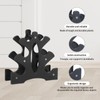 Triangular Dumbbell Rack Stand, 3 Tier, Weight Holder 23x22.5x8.5cm, for