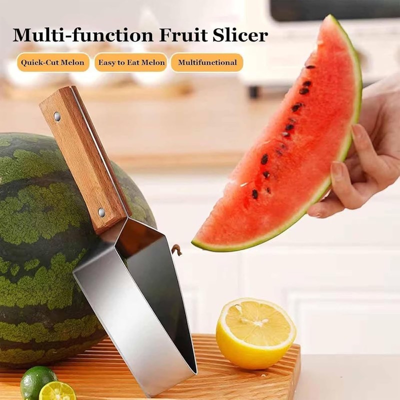 Triangle Watermelon Cutter, Watermelon Slicer Cutter Tool, 430 Stainless Steel