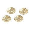 POSH 000820-12 Motorcycle Equipment Cap Bolt Cover for M8 Champagne