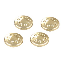 POSH 000820-12 Motorcycle Equipment Cap Bolt Cover for M8 Champagne Gold