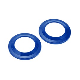 REPAIROCK 2 Pcs A Pillar Speaker Ring Cover Trim for Jeep Wrangler JK 2007-2014 Window A Pillar Front Horn Speaker Cover Stereo Audio Frame Trims ABS Blue