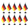 ZXvZYT Germany Flag Banner Germany Desk Flag Set Small Mini