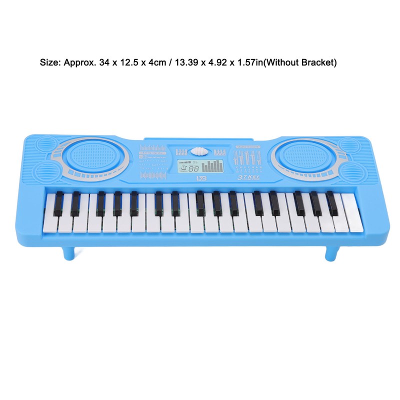 Kid Keyboard Piano Toy 37 Keys Improve Hand Eye Coordination