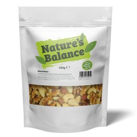 Natures Balance Mixed Nuts Walnuts Cashews Almonds Hazelnuts 500g