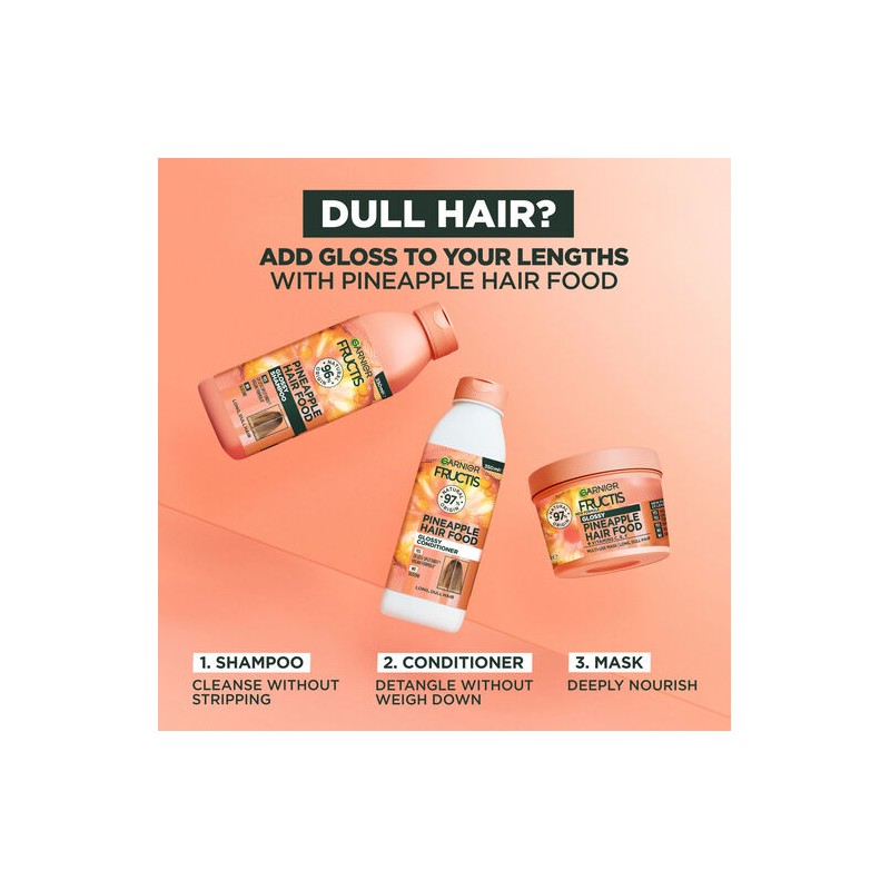 Garnier Fructis Hairfood Conditioner Pineapple 350ml