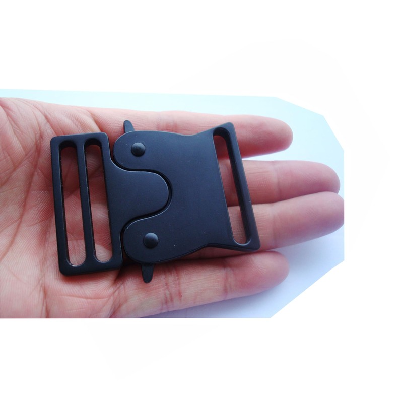 SICOLAS 2 pcs Heavy Duty Metal Climbing Adjustable Release Buckles,