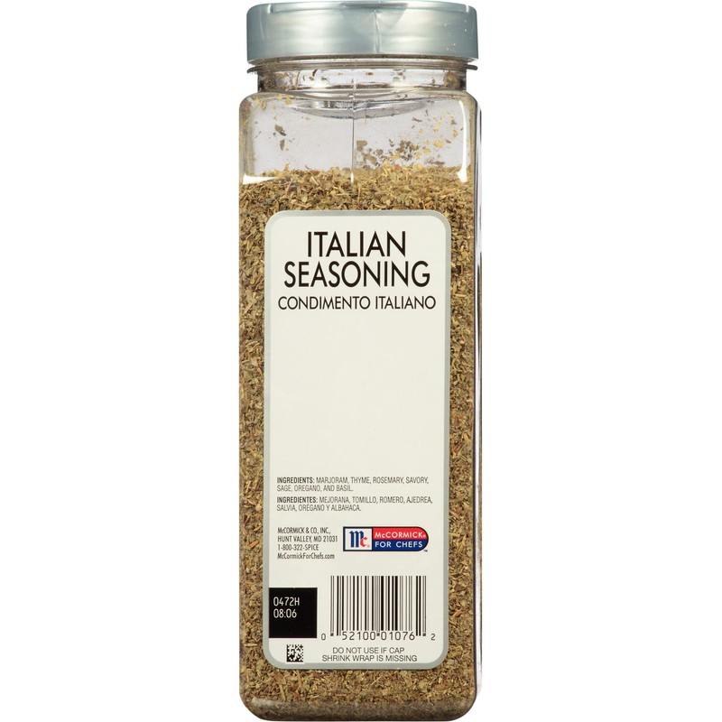 McCormick Culinary Italian Seasoning, 6.25 oz - One 6.25 Ounce