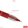 Goldex Klassy RED 10 x 0.7mm Fine Tip Ballpoint Pens