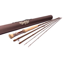 Moonshine Rod Company Fly Fishing Rod with Carrying Case and Extra Rod Tip Section Medium Action, The Drifter II, 7wt 10'
