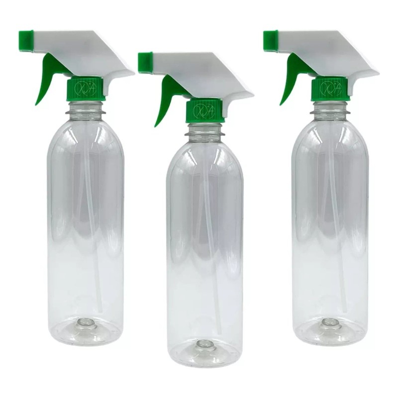Xena 6 Botellas De Plastico Con Atomizador Rociador De Agua