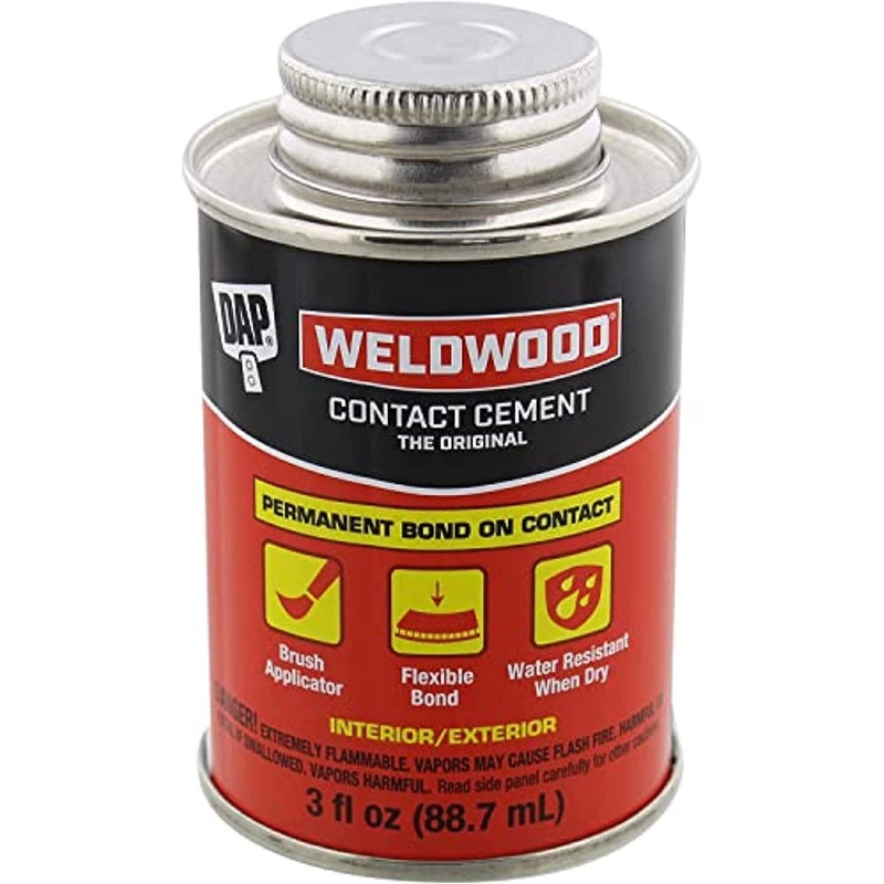 DAP Weldwood High Strength Rubber Contact Cement 3 oz