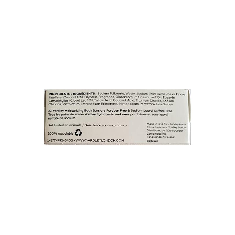 Yardley London Cinnamon Swirl Infused With Cinnamon Leaf & Clove