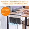 UYHKVXF Desk Side Storage, Under Steel Hanging Organizer, No Drill